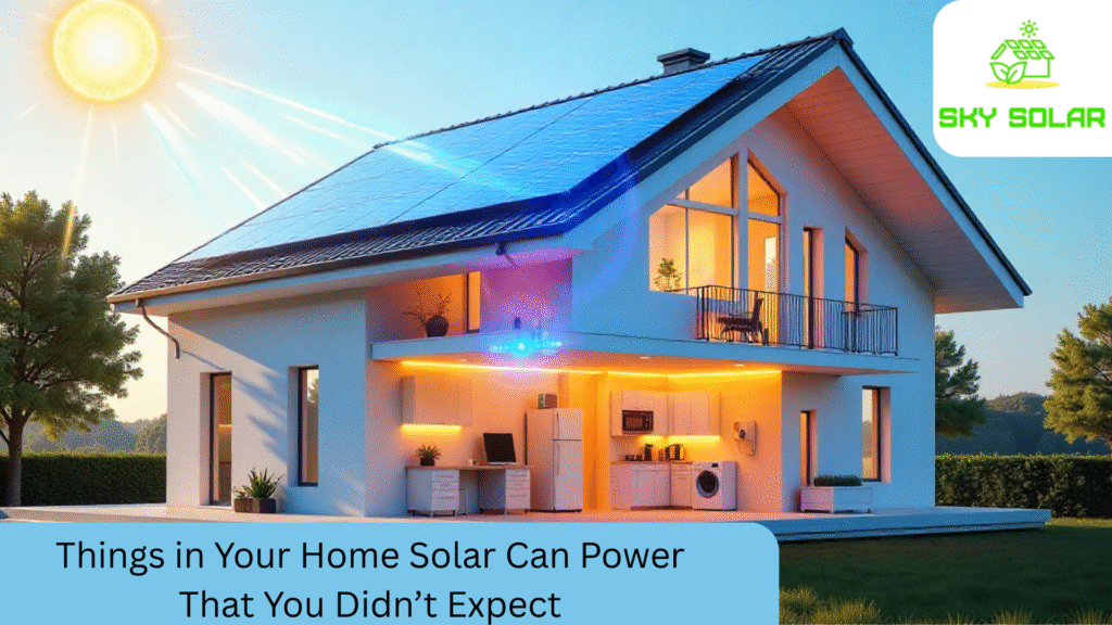 Things in Your Home Solar Can Power That You Didn’t Expect