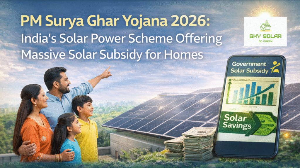 PM Surya Ghar Yojana 2026: Power Your Home with India’s Solar Power Scheme and Solar Subsidy